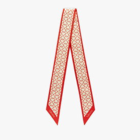 Valextra 【公式】LOVE シルクバンド ヴァレクストラ ファッション雑貨 スカーフ・バンダナ ホワイト【送料無料】