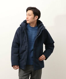 【SALE／20%OFF】NOLLEY'S LIGHT ≪ビジカジ対応≫コーティング撥水ダウンJK ノーリーズ ジャケット・アウター ダウンジャケット・ダウンベスト ブラック グレー ネイビー【送料無料】