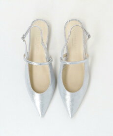 【SALE／50%OFF】ODETTE E ODILE ポインテッド ナロー ストラップ バックベルト フラット20↑ オデット エ オディール シューズ・靴 パンプス シルバー ブラック【送料無料】
