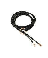 ROPE' PICNIC PASSAGE ラウンドバックルロープベルト ロペピクニック ファッション雑貨 ベルト ブラック