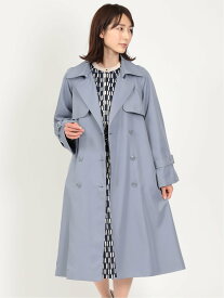 【SALE／30%OFF】m.f.editorial 着流し ダブルトレンチコート タカキュー ジャケット・アウター トレンチコート ブルー グレー ベージュ【送料無料】