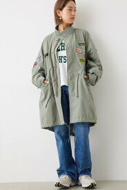 RODEO CROWNS WIDE BOWL 【一部店舗・WEB限定】Vintageモッズコート ロデオクラウンズワイドボウル ジャケット・アウター その他のジャケット・アウター ブラック【送料無料】