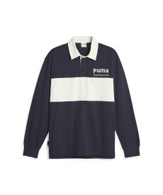 【SALE／30%OFF】PUMA メンズ PUMA TEAM ラグビー ポロシャツ プーマ トップス ポロシャツ ネイビー【送料無料】