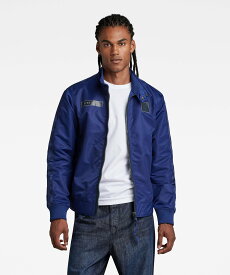 【SALE／50%OFF】G-Star RAW 【公式ショップ】HARRINGTON JACKET/ハリントンジャケット/スイングトップ ジースターロゥ ジャケット・アウター その他のジャケット・アウター ブルー【送料無料】