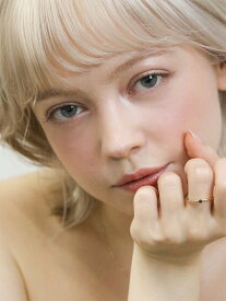 cui-cui 一石 ブラックダイヤモンド 0.05ct リング ｜ K10YG キュイキュイ アクセサリー・腕時計 リング・指輪 ブラック【送料無料】