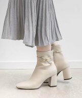 【SALE／20%OFF】RANDA 2WAY 晴雨兼用 モノグラムリボンベルトショートブーツ ランダ シューズ・靴 ブー…