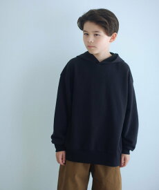 【SALE／40%OFF】UNITED ARROWS green label relaxing 【WEB限定】裏毛 フード プルオーバー / スウェット / トレーナー / キッズ 100cm-160cm ユナイテッドアローズ グリーンレーベルリラクシング トップス パーカー・フーディー ブラック ブラウン グリーン グレー