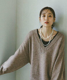 【SALE／50%OFF】GLOBAL WORK ふわふわHugmeVネックチュニック/577892 グローバルワーク トップス ニット ブラック ブラウン グレー