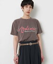 クラックプリントTシャツ