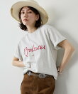 クラックプリントTシャツ