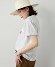 クラックプリントTシャツ