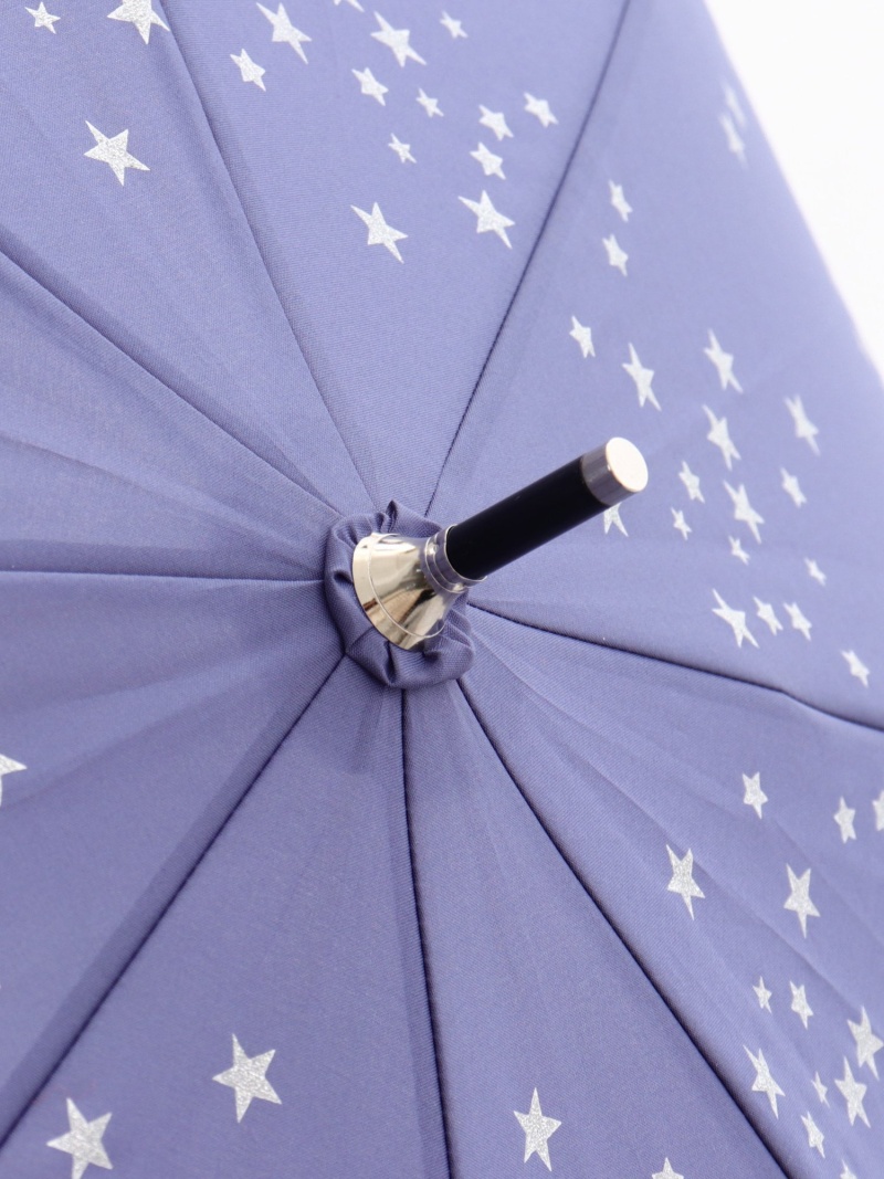スター柄晴雨兼用ジャンプ長傘雨傘
