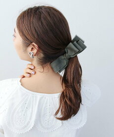 Cepica Cepica/グログラン×オーガンジーリボンヘアフック ヴィド・ポッシュドゥセピカ ヘアアクセサリー バレッタ・ヘアクリップ・ヘアピン カーキ ピンク ブラック ブラウン