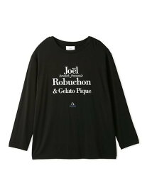 【SALE／20%OFF】gelato pique 【JOEL ROBUCHON】レーヨンロゴロンT ジェラートピケ インナー・ルームウェア その他のインナー・ルームウェア ホワイト ブラック【送料無料】