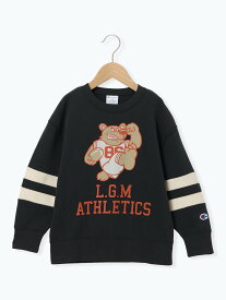Samansa Mos2 Lagom 【Champion別注】クマプリントトレーナー サマンサモスモス トップス カットソー・Tシャツ ブラウン ブラック【送料無料】