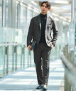 UNITED ARROWS green label relaxing 【WEB限定】JUST fit ミニチェック ナロー セットアップ ジャケット&パンツ -ス…