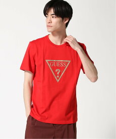 GUESS (M)MEN'S S/Slv Tee Shirt ゲス トップス カットソー・Tシャツ ブラック ホワイト レッド【送料無料】