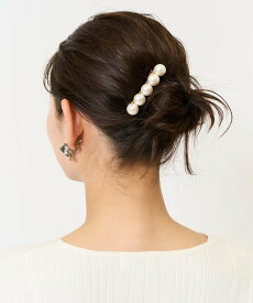 【SALE／43%OFF】a.v.v 大粒パールバレッタ アー・ヴェ・ヴェ ヘアアクセサリー その他のヘアアクセサリー ゴールド