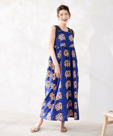 【SALE／40%OFF】coen 【スザンヌさんコラボ】Suuバティック柄キャミサロペット コーエン オールインワン・オーバーオール オーバーオール・サロペット オレンジ【送料無料】