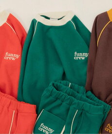 【SALE／30%OFF】BREEZE WEB限定 あったか裏起毛パイルトレーナー(セットアップ可) エフオーオンラインストア トップス スウェット・トレーナー ブラウン グリーン レッド