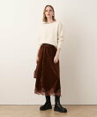 カシミヤブレンドファー加工プルオーバー