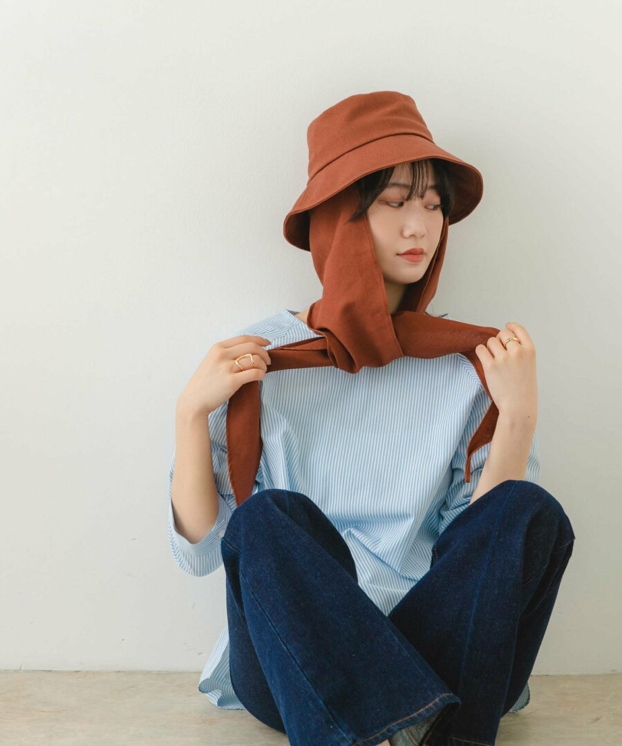 【SALE/60%OFF】RODE SKO スカーフバケットハット ロデスコ 帽子 ハット ブラック - メイン画像 3