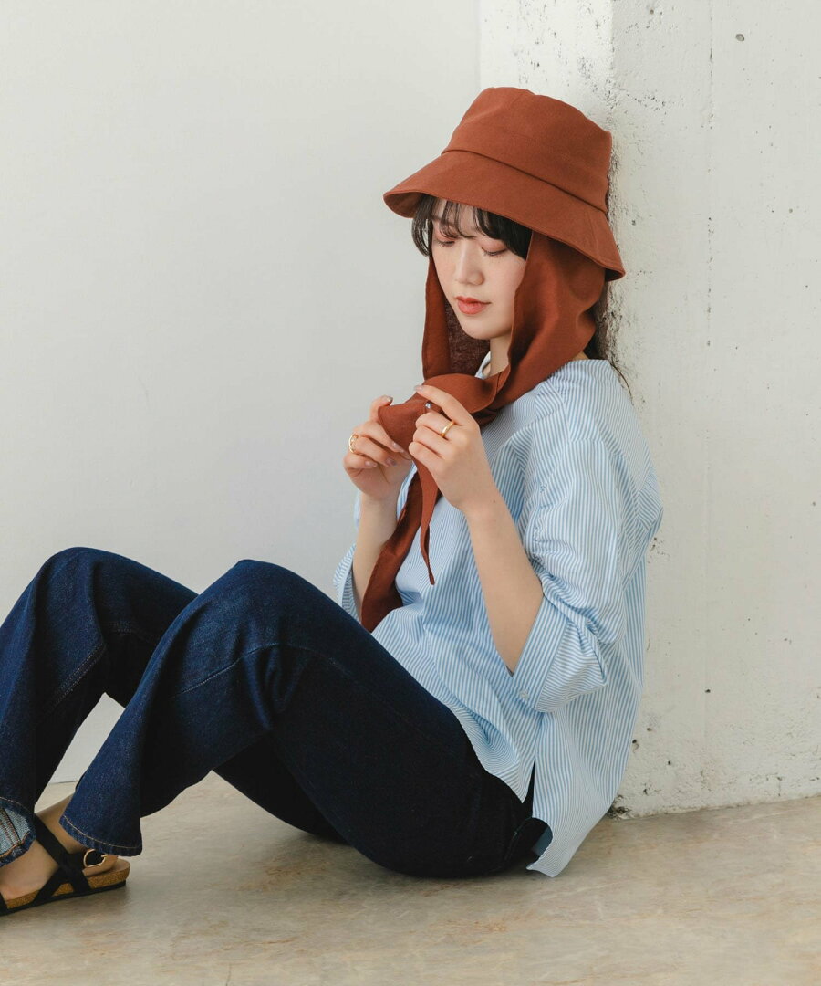 【SALE/60%OFF】RODE SKO スカーフバケットハット ロデスコ 帽子 ハット ブラック - メイン画像 4