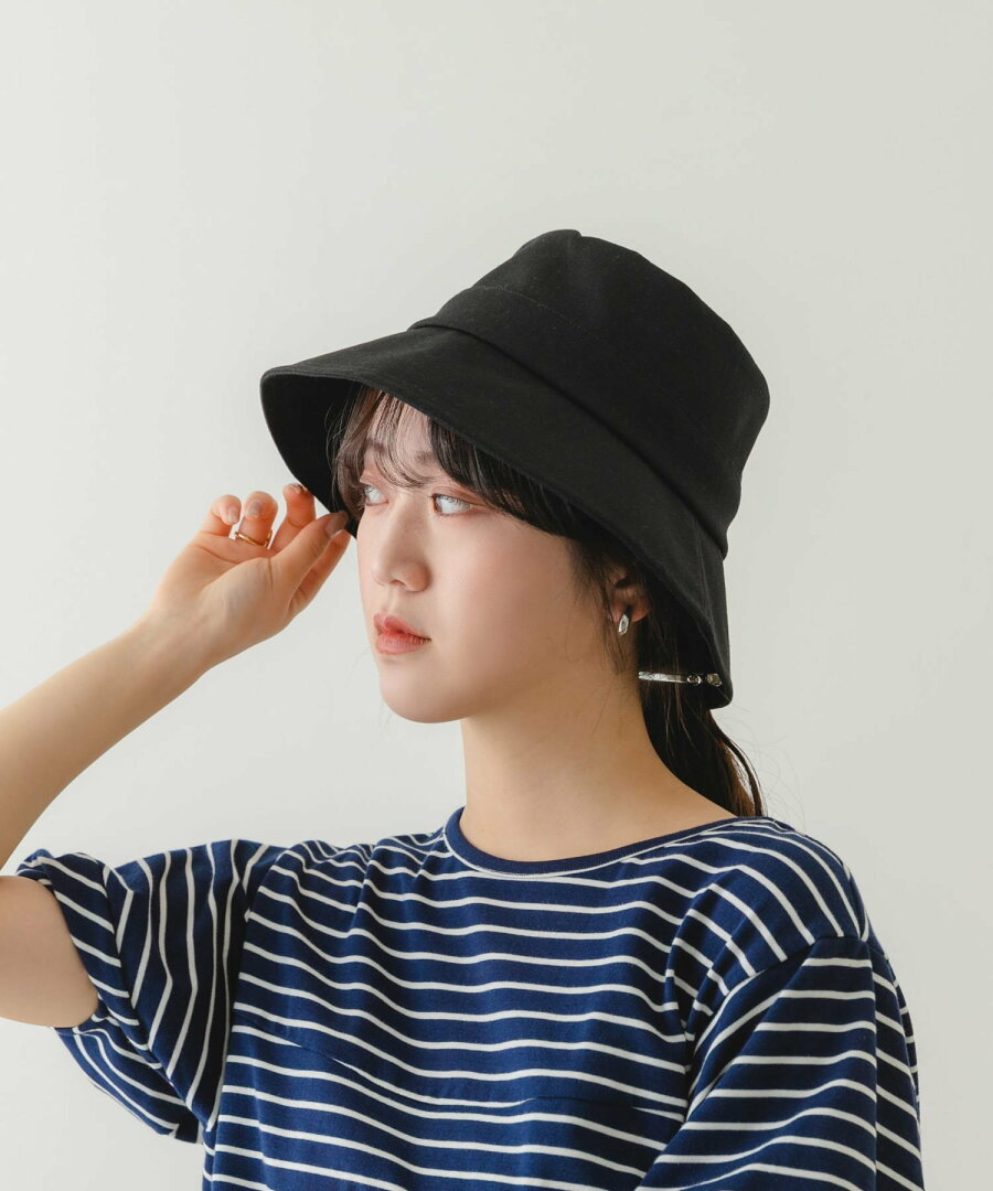 【SALE/60%OFF】RODE SKO スカーフバケットハット ロデスコ 帽子 ハット ブラック - メイン画像 5