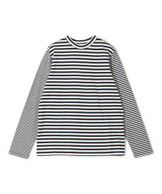 【SALE／50%OFF】TOMORROWLAND BUYING WEAR ETRE CECIL BRETON STRIPE LONG SLEEVE Tシャツ トゥモローランド トップス カットソー・Tシャツ ブルー【送料無料】