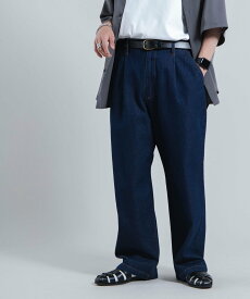 【SALE／63%OFF】WEGO MEN'S デニム ワイドTPDパンツ ウィゴー パンツ ジーンズ・デニムパンツ ブルー ブラック