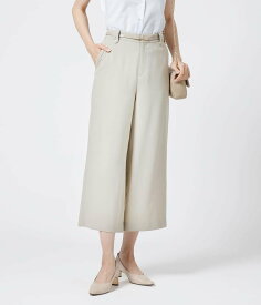 【SALE／33%OFF】NEWYORKER WOMEN 【ウォッシャブル】ポリエステルツイル ガウチョパンツ ニューヨーカー パンツ スラックス・ドレスパンツ ベージュ【送料無料】