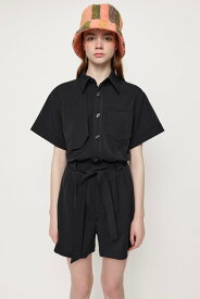 【SALE／63%OFF】SLY WIDE S/L ロンパース スライ オールインワン・オーバーオール オールインワン・つなぎ ブラック ホワイト ブルー【送料無料】