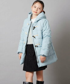 【SALE／49%OFF】a.v.v [160]中綿ダッフルコート アー・ヴェ・ヴェ ジャケット・アウター ダッフルコート ブルー ブラック【送料無料】