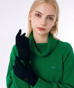 【SALE／40%OFF】LACOSTE ブレンドウールジャージグローブ ラコステ ファッション雑貨 手袋 グレー ブラック ホワイト【送料無料】