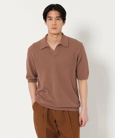 【SALE／70%OFF】UNITED ARROWS ブークレ スキッパー ポロシャツ ユナイテッドアローズ アウトレット トップス ポロシャツ ブラック【送料無料】