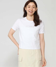 GUESS (W)LADIES S/Slv Tee Shirt ゲス トップス カットソー・Tシャツ ピンク ブラック ホワイト【送料無料】