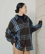 LEPSIM 【BEVERLY HILLS POLO CLUB】シャギーチェックシャツ レプシィム トップス シャツ・ブラウス ピン…