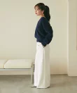 【お気に入り総選挙3位!新色登場!】ヘアリーウールカシミヤ混前後2WAYニット