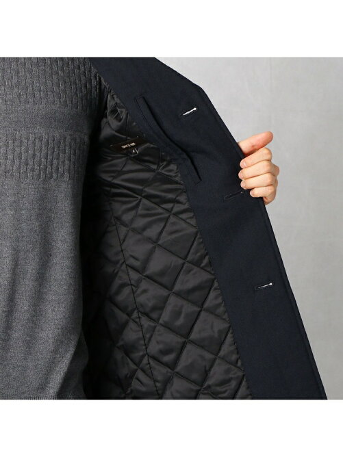 Comme Ca Men ポリエステルヘリンボーン中綿コート Rakuten Fashion 楽天ファッション 旧楽天ブランドアベニュー Ab5616