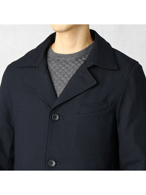 Comme Ca Men ポリエステルヘリンボーン中綿コート Rakuten Fashion 楽天ファッション 旧楽天ブランドアベニュー Ab5616