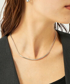 【SALE／50%OFF】UNITED ARROWS green label relaxing バー&スネークチェーン チョーカー ネックレス ユナイテッドアローズ グリーンレーベルリラクシング アクセサリー・腕時計 ネックレス シルバー ゴールド