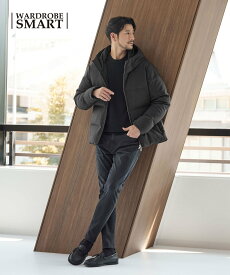 BEAUTY&YOUTH UNITED ARROWS 【WEB限定 WARDROBE SMART】LANATEC フード ダウンジャケット ビューティー＆ユース　ユナイテッドアローズ ジャケット・アウター ダウンジャケット・ダウンベスト グレー ブラック【送料無料】