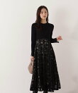 レースドッキングニットワンピース 26SS