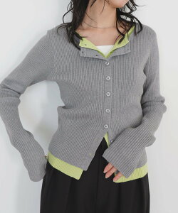 �ySALE�^20%OFF�zLIAN �o�C�J���[���u�j�b�g�J�[�f ���A�� �g�b�v�X �j�b�g �O���[ �x�[�W�� �u���b�N �u���E���y���������z