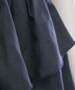 【低身長対応/サイズ展開あり】サイドリボンティアードワンピース