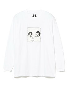 【SALE／50%OFF】BEAMS T HOLE AND HOLLAND / MANCHESTER Long Sleeve T-shirt ビームス アウトレット トップス カットソー・Tシャツ ホワイト【送料無料】