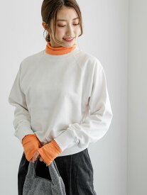 【SALE／46%OFF】Te chichi 箔プリントスウェットプルオーバー テチチ トップス カットソー・Tシャツ ホワイト ベージュ グレー【送料無料】