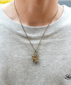 Subciety Subciety/(M)NECKLACE-PRAYING HANDS- サブサエティ アクセサリー・腕時計 ネックレス ゴールド シルバー ブラック