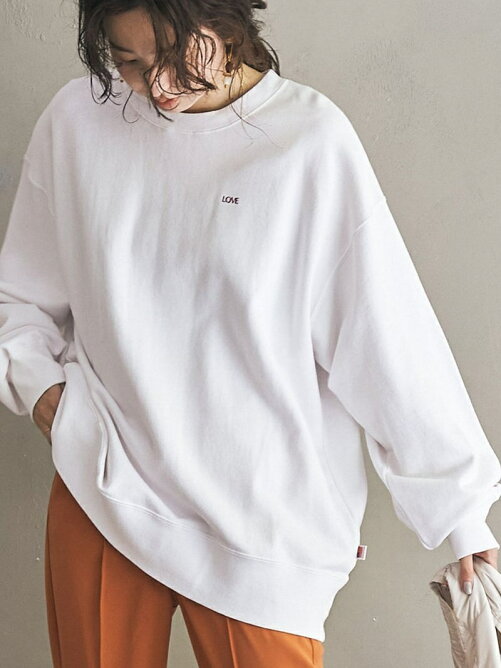Coen Web限定 定番のusaコットン使用 チビ刺繍裏毛スウェット Rakuten Fashion 楽天ファッション 旧楽天ブランドアベニュー Dm7618