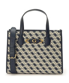 【SALE／60%OFF】GUESS GUESS トートバッグ (W)IZZY 2 Compartment Tote ゲス バッグ トートバッグ ネイビー ブラウン【送料無料】